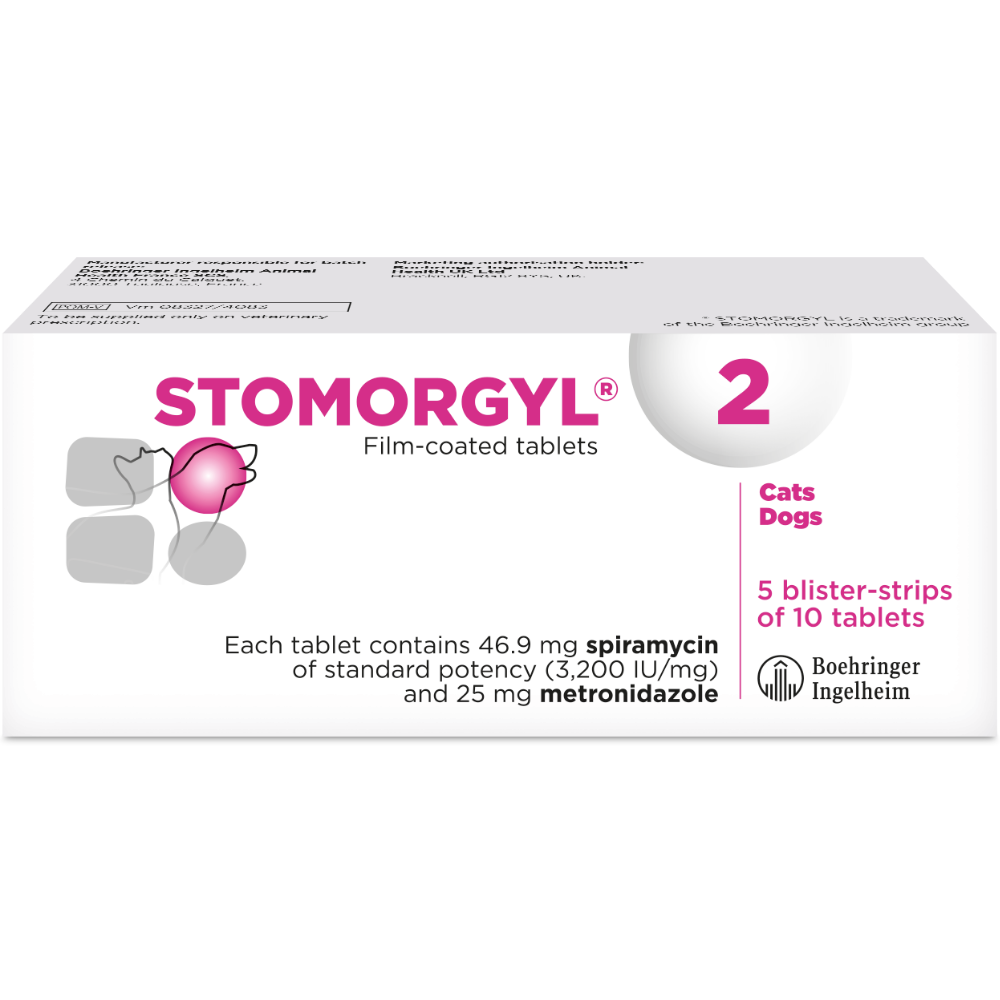 Stomorgyl 25mg, 150000IU - 50 tablet / 1 pack