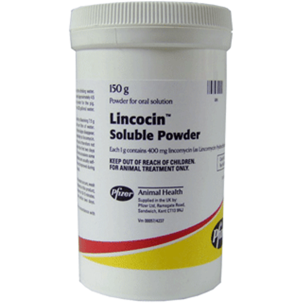 Lincocin Soluble Powder, 400 mg/g Powder for Use in Drinking Water for Pigs and Chickens