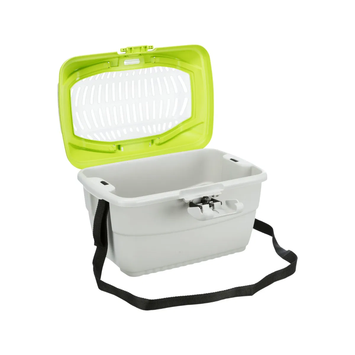 Trixie Mini-Capri Transport Box (40 x 22 x 30cm) Light Grey/Blue