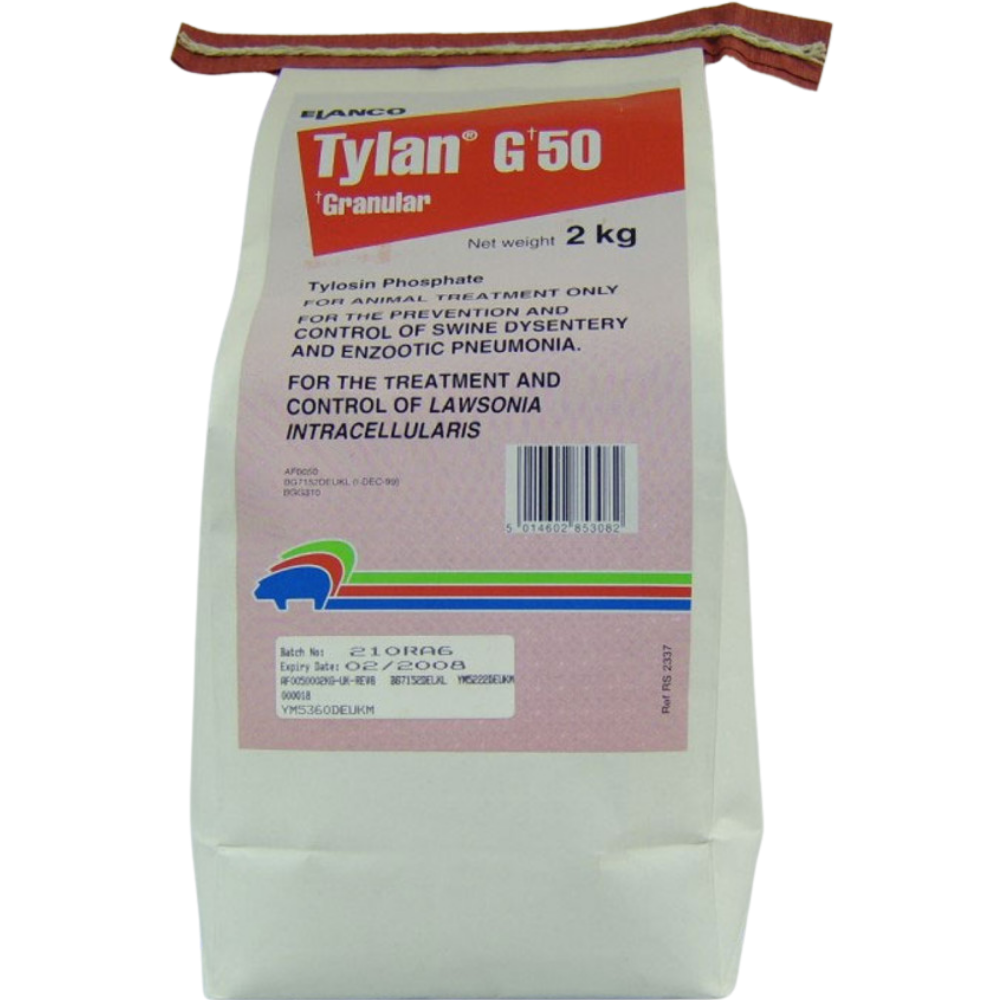 Tylan G50 Premix for Medicated Feedingstuff (50 g/kg Tylosin)