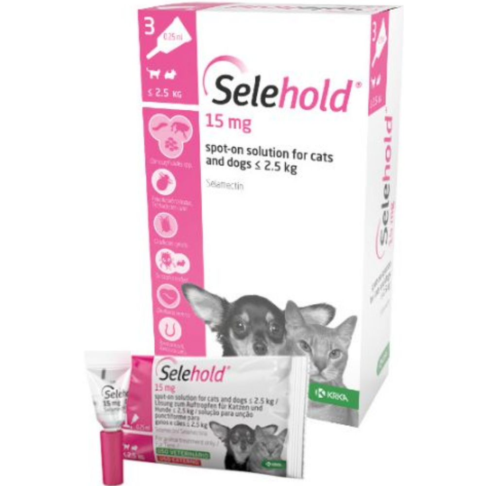 (up to 2.5kg) 15mg - 3 pipette / 1 pack