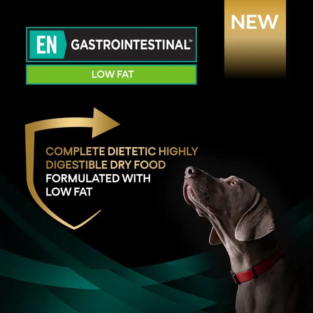 Purina Pro Plan Veterinary Diets EN Gastrointestinal Puppy & Adult Low Fat Dog Dry Food