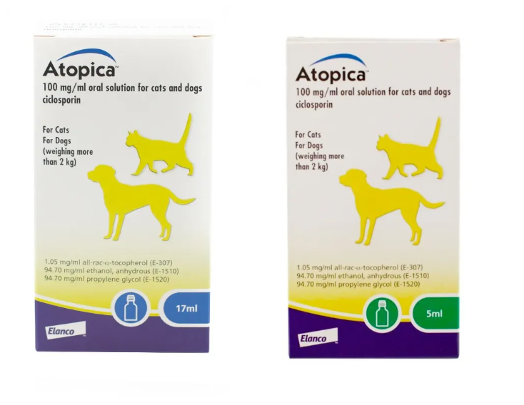Atopica Oral Solution 100 mg/ml – for Cats & Dogs