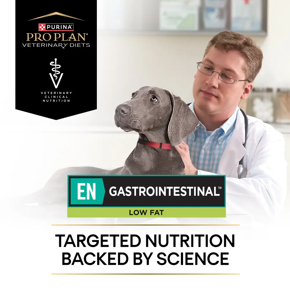 Purina Pro Plan Veterinary Diets EN Gastrointestinal Puppy & Adult Low Fat Dog Dry Food