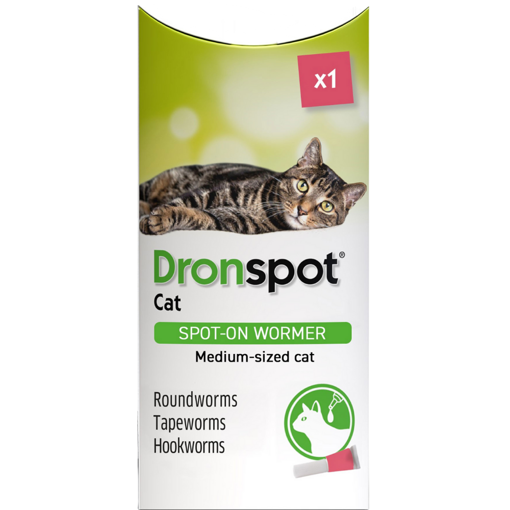 Small - Dronspot (0.5-2.5kg) 30mg, 7.5mg - pack of 2 pipette